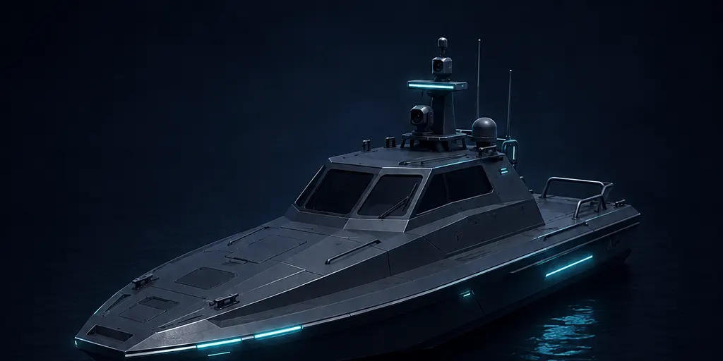 USV surface vessel render