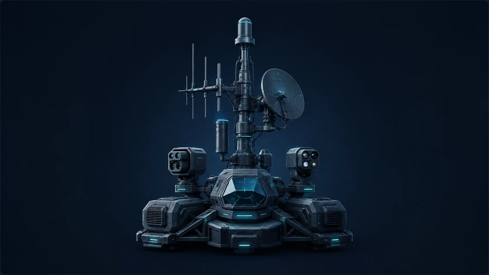 Multi-domain sensor mast