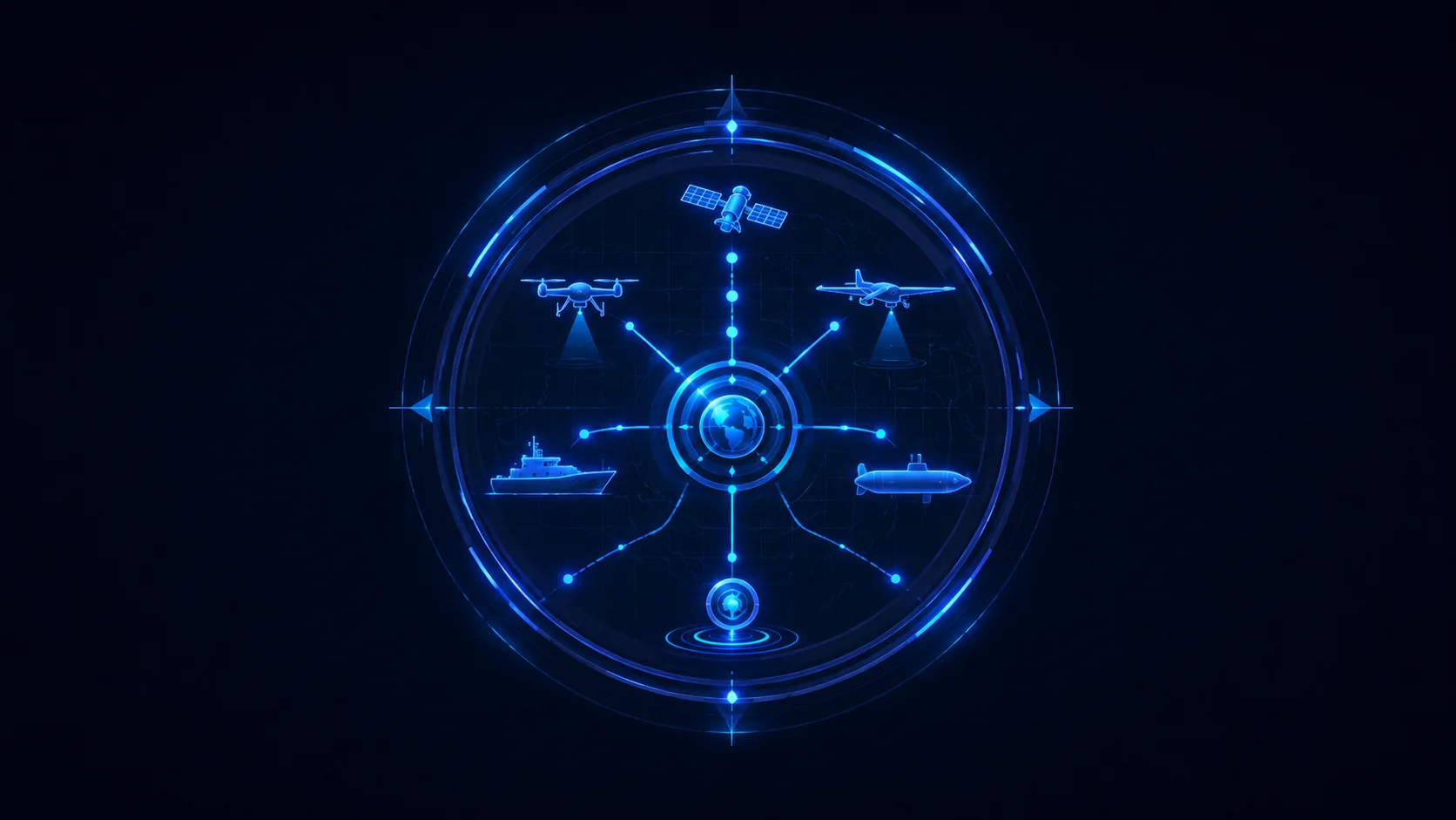 Mission control and C2 visual
